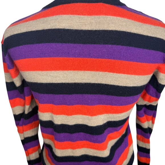 Marc by Marc Jacobs Merino Wool Sweater Womens M Geometric Colorblock Knit - Picture 5 of 7